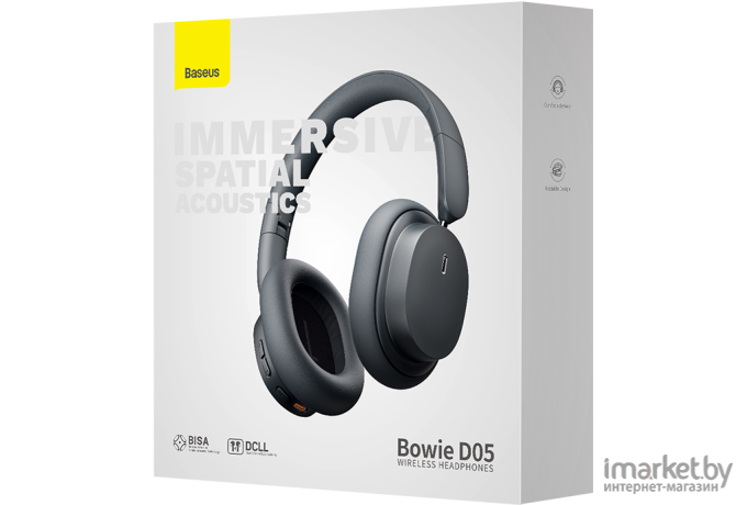 Наушники Baseus Bowie D05 Wireless Headphones Grey (NGTD020213)