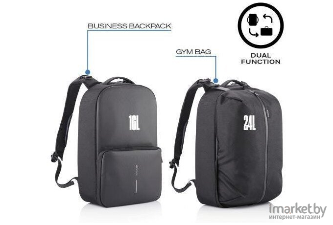 Рюкзак XD Design Flex Gym Bag черный (P705.801)