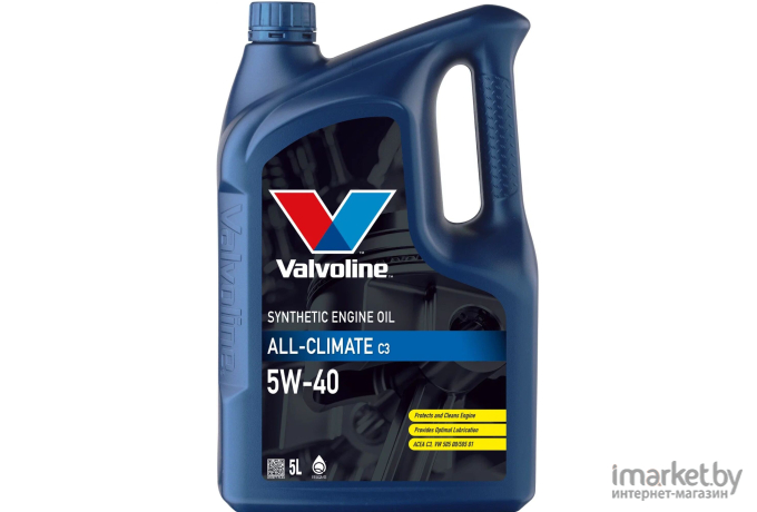 Моторное масло Valvoline All-Climate C3 5W40 5л