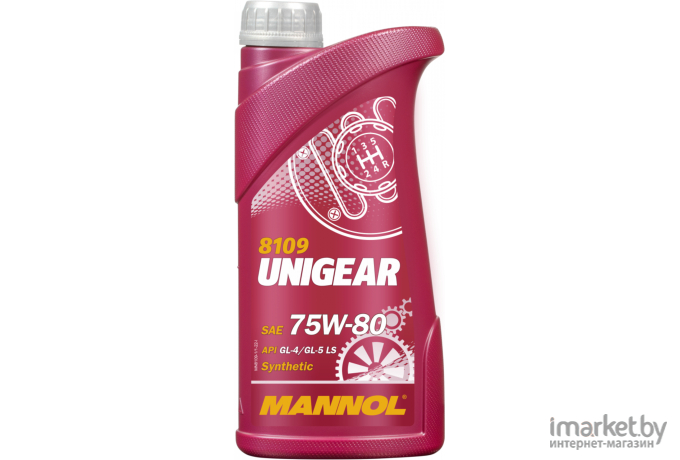 Трансмиссионное масло Mannol 8109 Unigear 75W-80 GL-4/GL-5 LS 1л