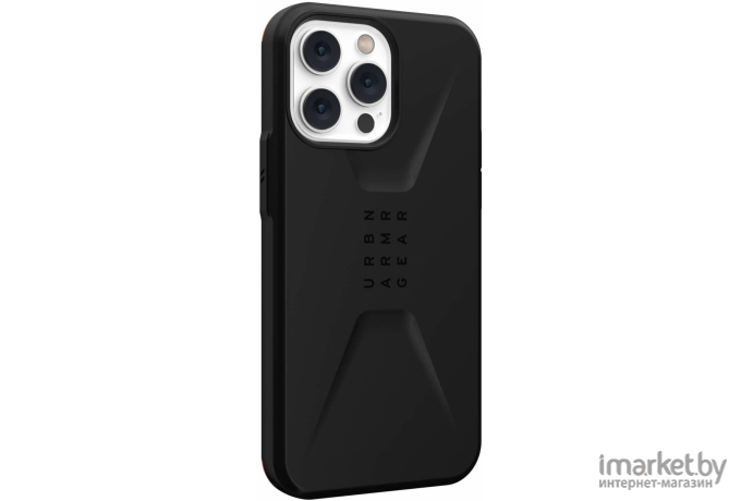 Чехол UAG Civilian для iPhone 14 Pro Max Black (114043114040)