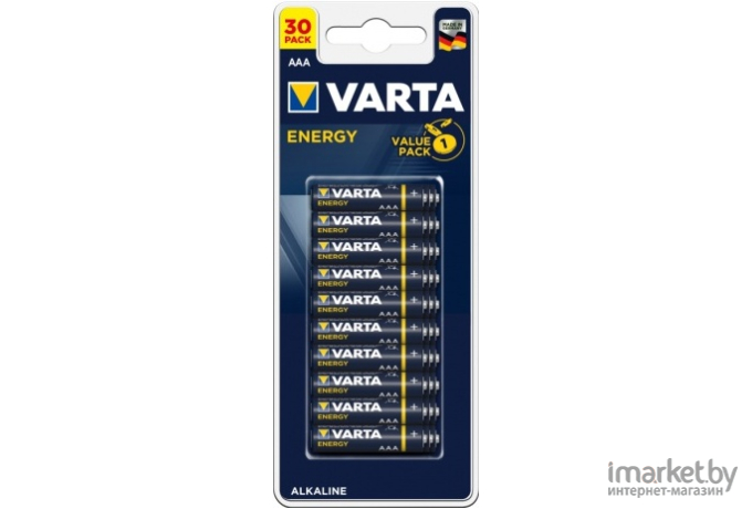 Батарейки Varta Energy 4103 AAA BL30