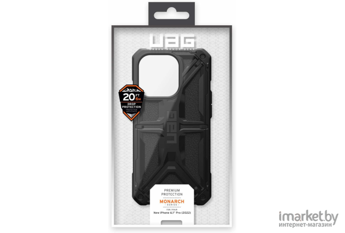 Чехол UAG Monarch для iPhone 14 Pro Black (114034114040)