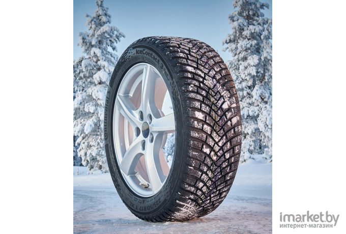 Автомобильные шины Continental Ice Contact 3 235/50R17 100T шипы