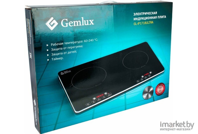 Настольная плита Gemlux GL-IP1718TC