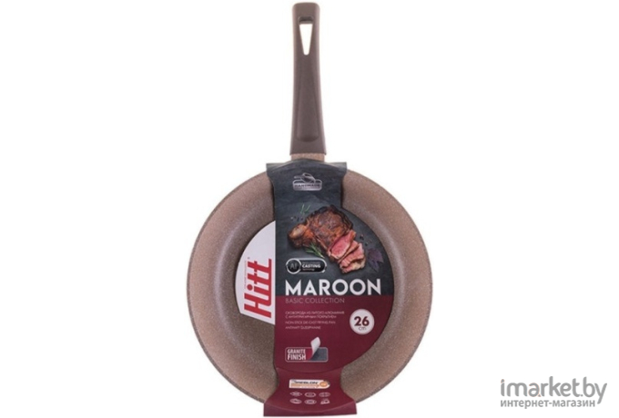 Сковорода Hitt Maroon HM1026