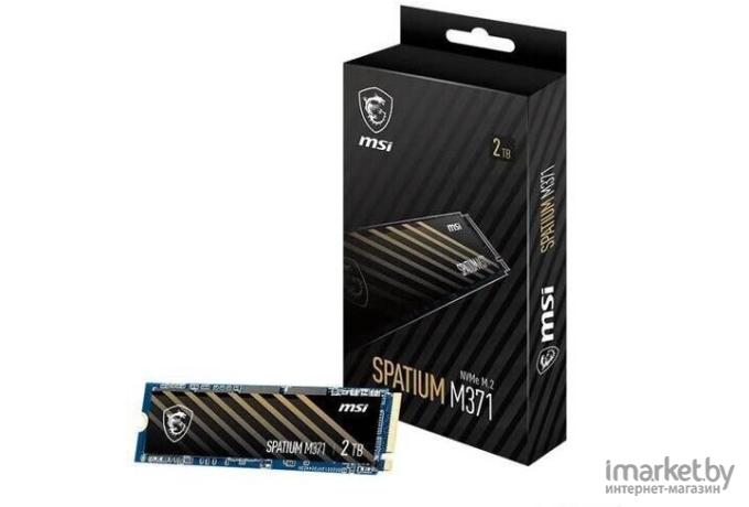 SSD-накопитель MSI Spatium M371 500GB (S78-440K160-P83)