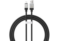 Кабель Baseus CoolPlay Series Fast Charging Cable USB to iP 2.4A 1m Black (CAKW000401)