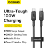 Кабель Baseus Unbreakable Series Fast Charging Data Cable Type-C to Type-C 100W 2m Cluster Black (P10355800111-01)