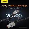 Кабель Baseus CoolPlay Series Fast Charging Cable USB to Type-C 100W 1m Black (CAKW000601)