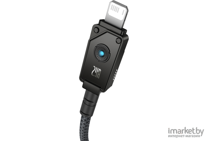 Кабель Baseus Unbreakable Series Fast Charging Data Cable USB to iP 2.4A 1m Cluster Black (P10355802111-00)