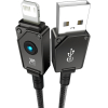 Кабель Baseus Unbreakable Series Fast Charging Data Cable USB to iP 2.4A 1m Cluster Black (P10355802111-00)