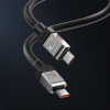 Кабель Baseus CoolPlay Series Fast Charging Cable Type-C to Type-C 100W 1m Black (CAKW000201)