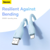 Кабель Baseus Pudding Series Fast Charging Cable USB to iP 2.4A 1.2m Galaxy Blue (P10355700311-00)