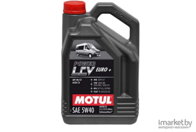 Моторное масло Motul 5W40 Power LCV Euro+ 5л