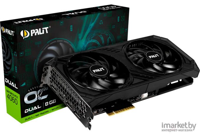 Видеокарта Palit GeForce RTX 4060 Dual OC (NE64060T19P1-1070D)