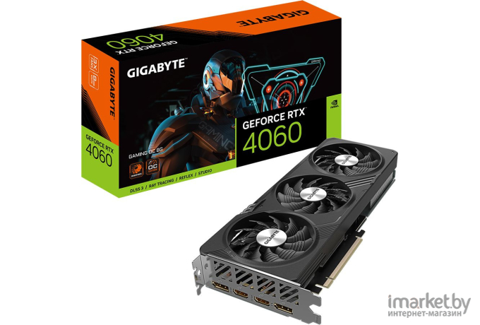 Видеокарта GigaByte RTX 4060 GAMING OC 8GB (GV-N4060GAMING OC-8GD)