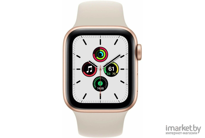 Смарт-часы Apple Watch SE2 44mm Starlight S/M A2723 (MNTD3LL/A)