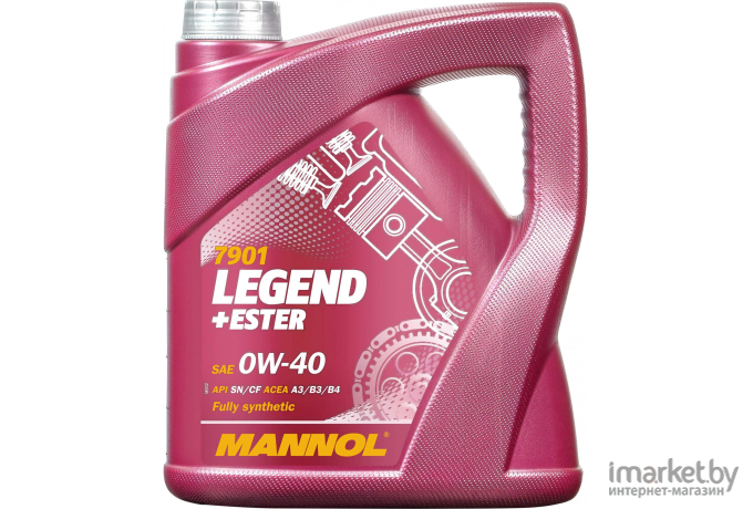 Моторное масло Mannol Legend+Ester SAE 0W40 API SM/CF 4л