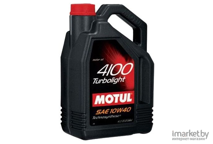 Моторное масло Motul 4100 Turbolight 10W40 4л