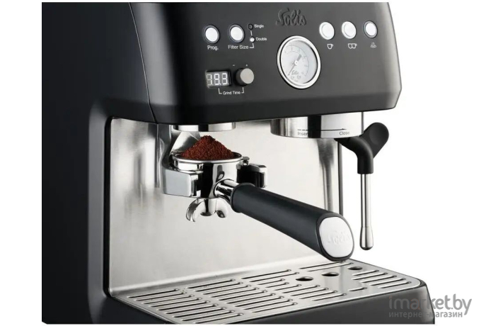 Кофеварка Solis Grind Infuse Perfetta 1019 SCH Black (98070)