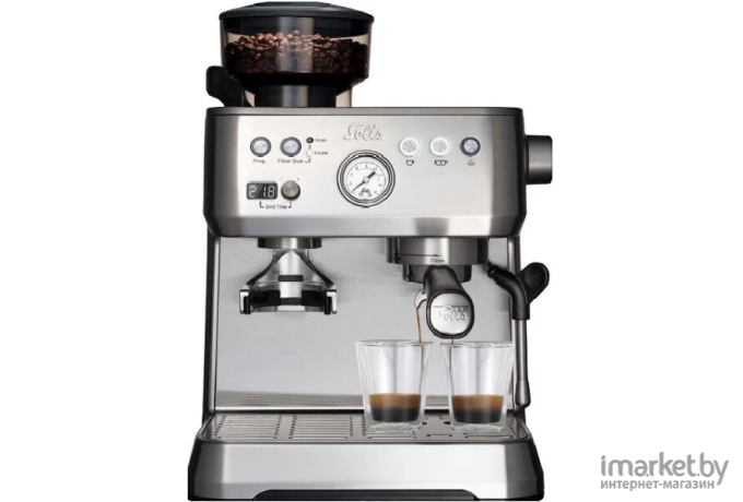 Кофеварка Solis Grind Infuse Perfetta 1019 SCH Silver (98036)