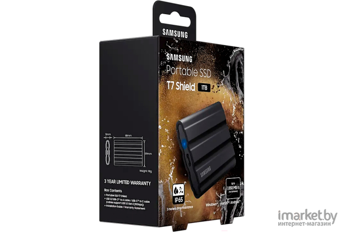 Внешний накопитель SSD Samsung 1TB (MU-PE1T0S/WW)