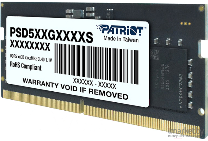 Оперативная память Patriot Signature Line 8GB DDR5-5600 (PSD58G560041S)