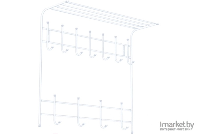 Вешалка Nika ВПТ11/МБ матовый белый