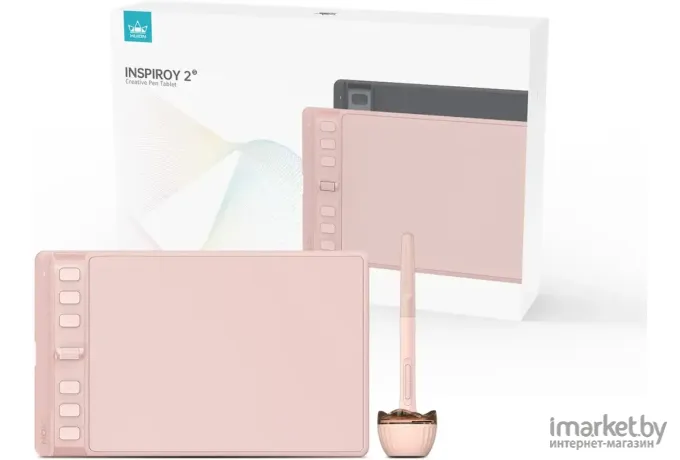 Графический планшет Huion Inspiroy 2 S H641P Pink