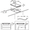 Варочная панель Electrolux LHR3233CK черный