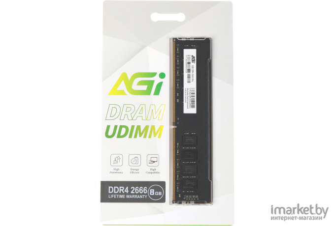 Оперативная память AGI AGI266608UD138 DDR4 8Gb 2666MHz