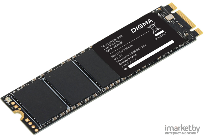 Накопитель SSD Digma Run S9 2TB (DGSR1002TS93T)