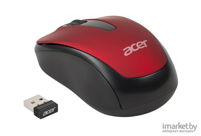 Мышь Acer OMR136 красный (ZL.MCEEE.01J)