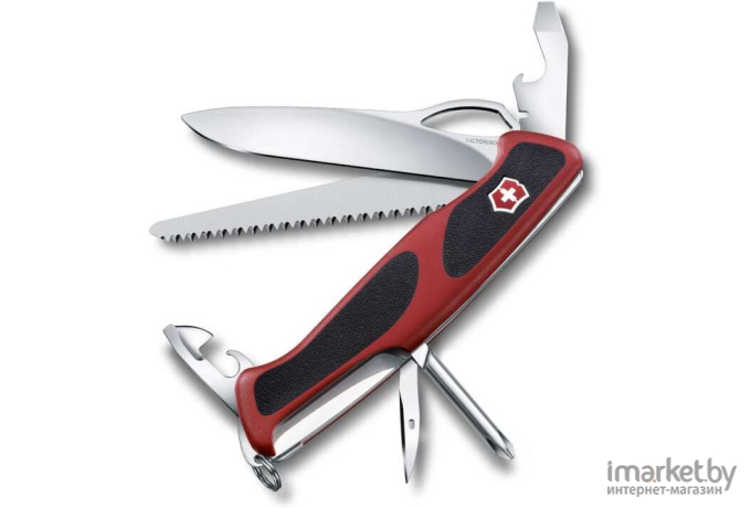 Нож перочинный Victorinox RangerGrip 78 красный/черный (0.9663.MC)