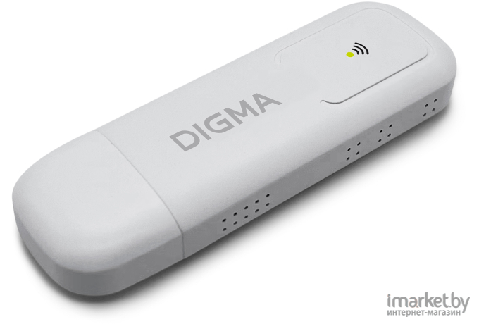 Модем 3G/4G Digma Dongle DW1960 USB Wi-Fi Firewall +Router внешний белый