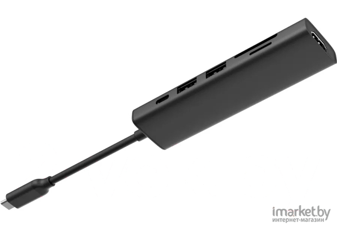 Разветвитель USB-C A4Tech DST-60C серый