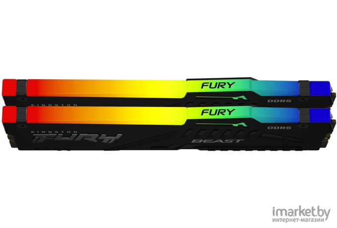 Оперативная память Kingston Fury Beast 2x32Gb DDR5 (KF556C40BBAK2-64)