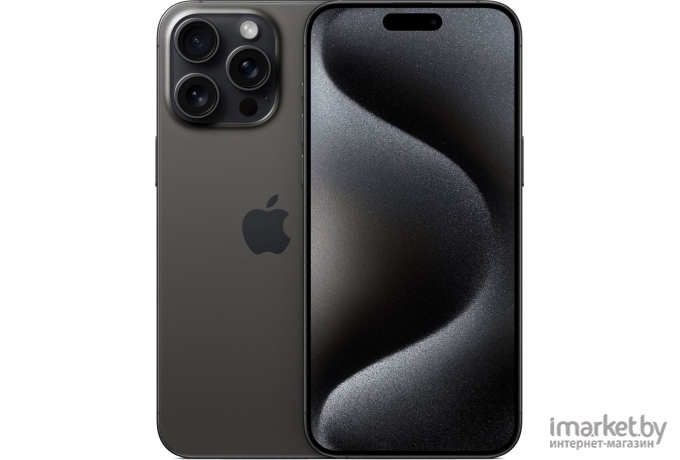 Смартфон Apple iPhone 15 Pro Max Dual SIM 256GB (черный титан)