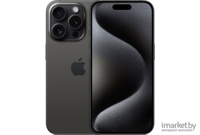 Смартфон Apple iPhone 15 Pro 128GB (черный титан)