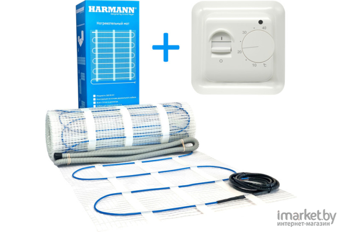 Нагревательный мат Harmann W160-005 0.5 кв.м. 80 Вт (с терморегулятором MST-1)