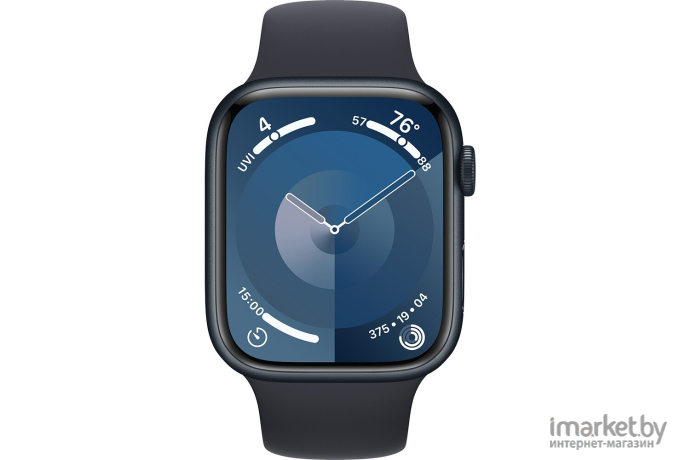 Apple Watch Series 9 45 мм (GPS) (темная ночь)