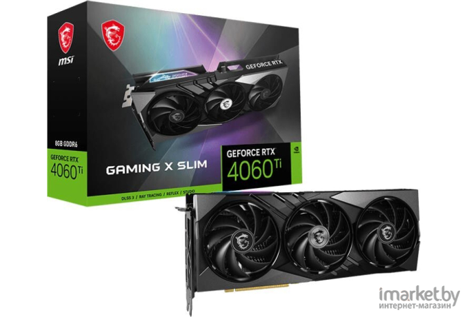 Видеокарта MSI GeForce RTX 4060 Ti Gaming X Slim 8G