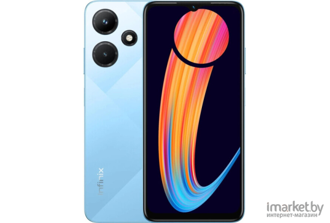 Смартфон Infinix Hot 30i X669D 8GB/128GB (глянцево-голубой)