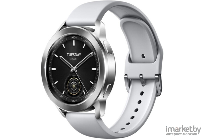 Умные часы Xiaomi Watch S3 M2323W1 (серебристый/серый, международная версия)