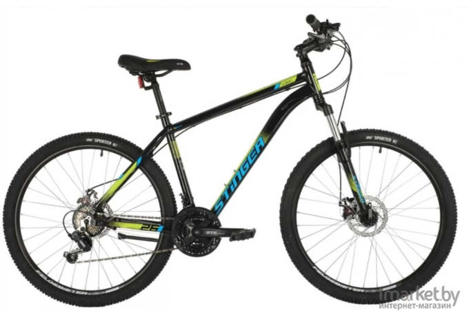 Велосипед Stinger Element Evo 26 18 2023 26AHD.ELEMEVO.18BK3 (черный)