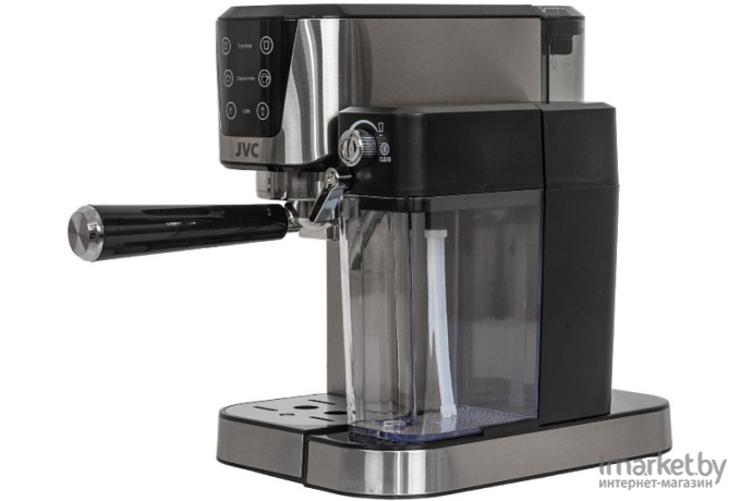 Рожковая кофеварка JVC JK-CM60 (нержавеющая сталь/черный)