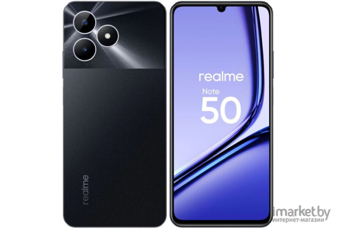 Смартфон Realme Note 50 4GB/128GB (полуночный черный)