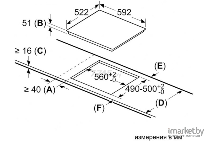 Варочная индукционная панель Bosch PWP61RBB5E (черный)