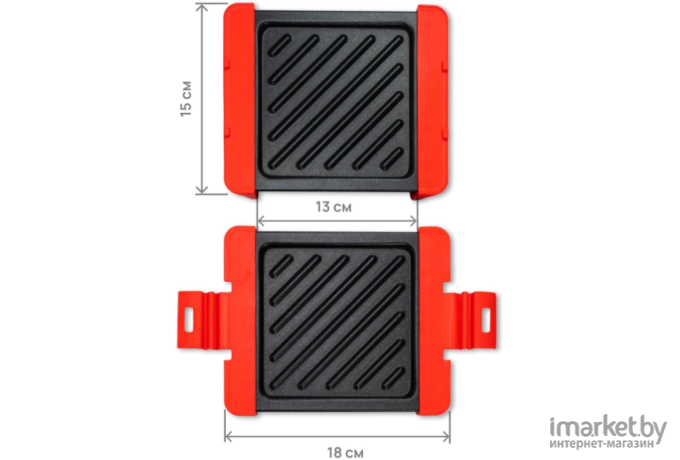 Гриль для микроволной печи Miku MK-GRL-RD (красный)